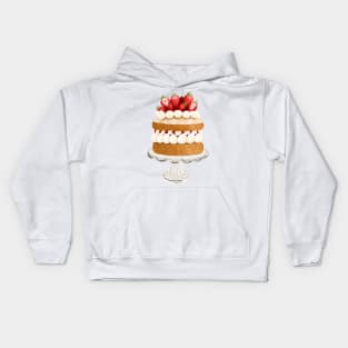 Victoria Sponge Cake Kids Hoodie